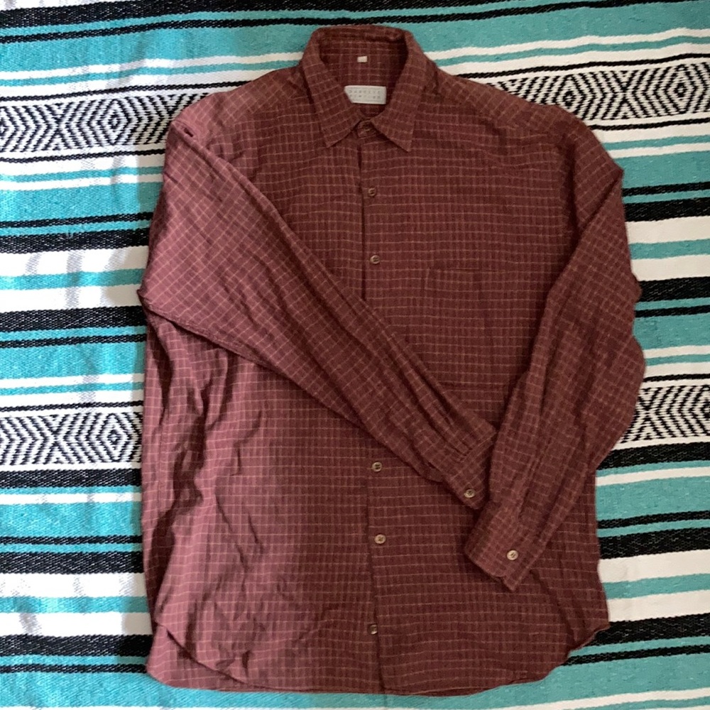 90s style button up shirt